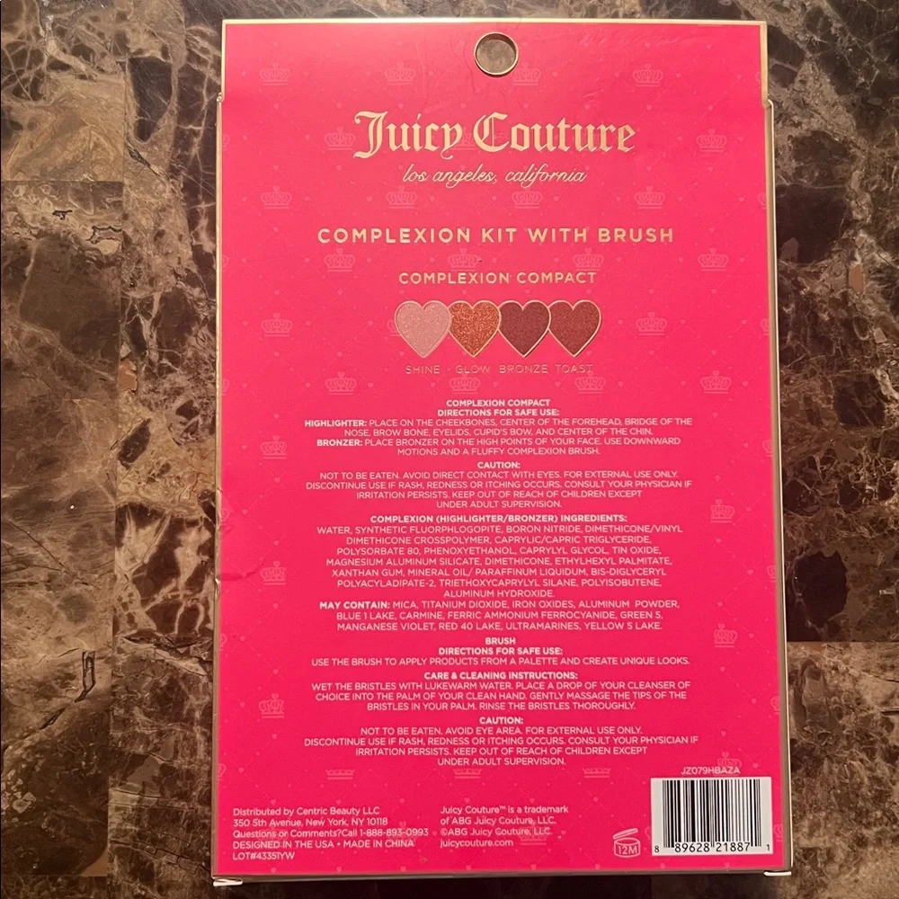 NWT, NIB Juicy Couture Highlighter Bronzer and Blush Set